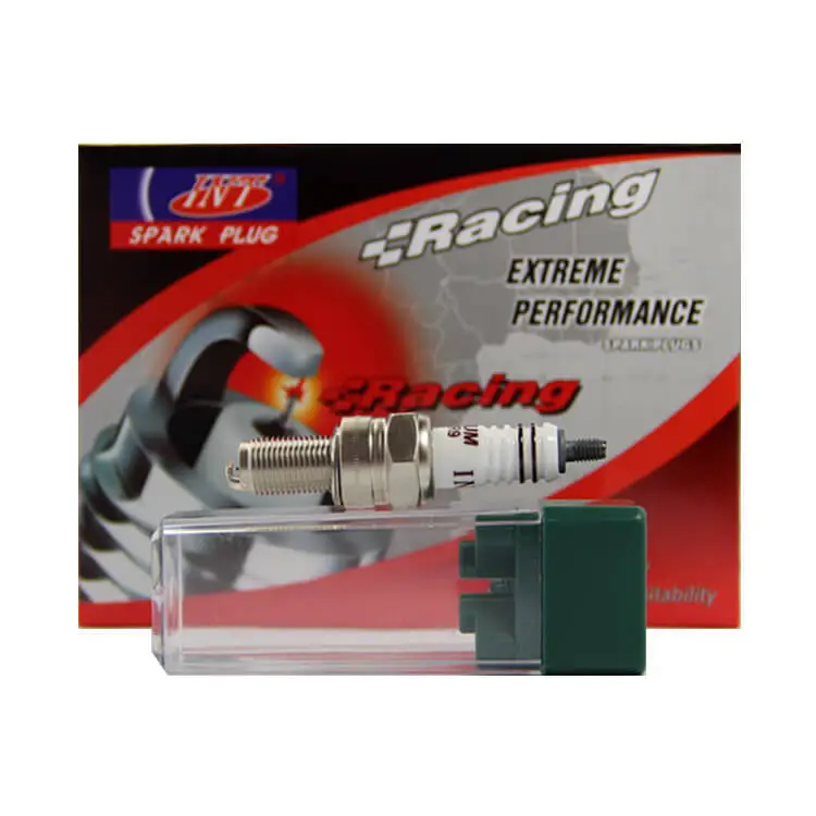Iridium Spark Plug for Motorcycles Red Blue Baolong - Image 2