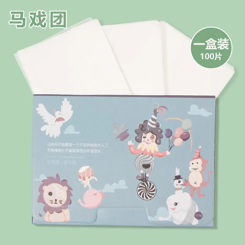 Sweat Absorbing Linen Paper for Women 100 Pcs - Image 2