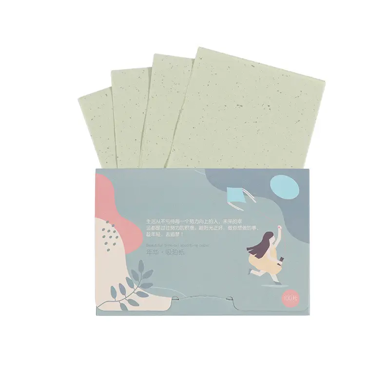 Sweat Absorbing Linen Paper for Women 100 Pcs - Image 4