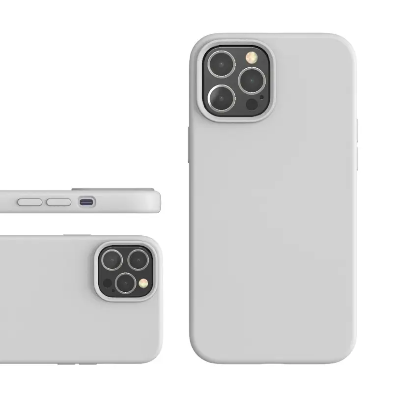 Apple 13 Series Liquid Silicone Phone Case Solid Color - Image 18