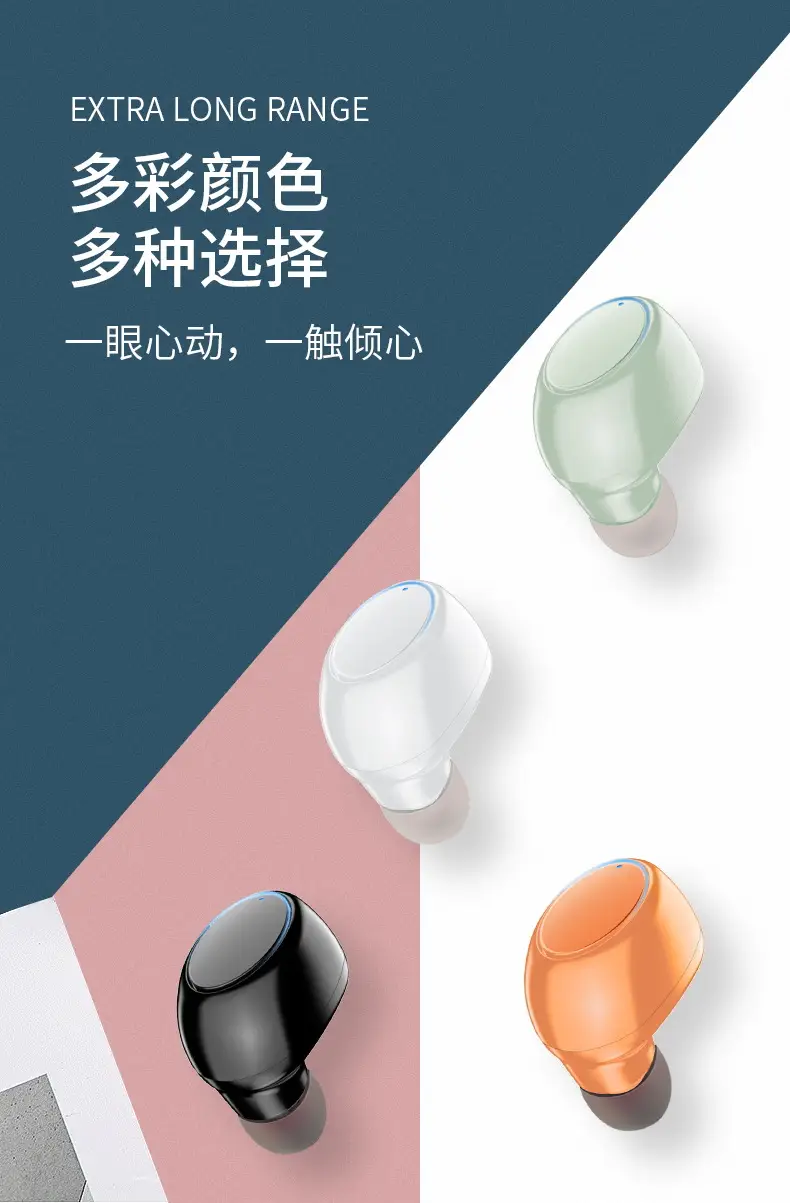 Hidden Mini Bluetooth Earbuds X6S Single Call Wireless Cross-Border — feature 15