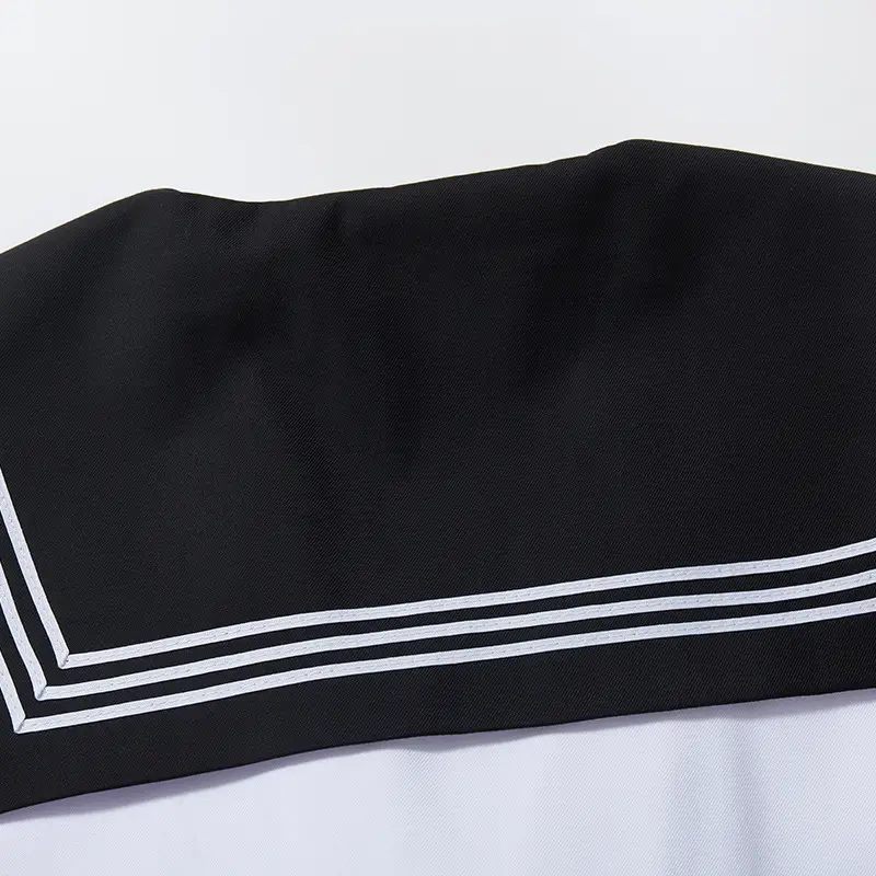 Black Pleated Sailor Skirt for School Use - Image 12