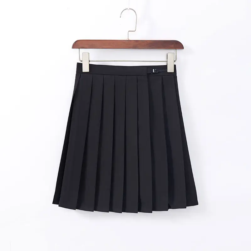 Black Pleated Sailor Skirt for School Use - Image 5