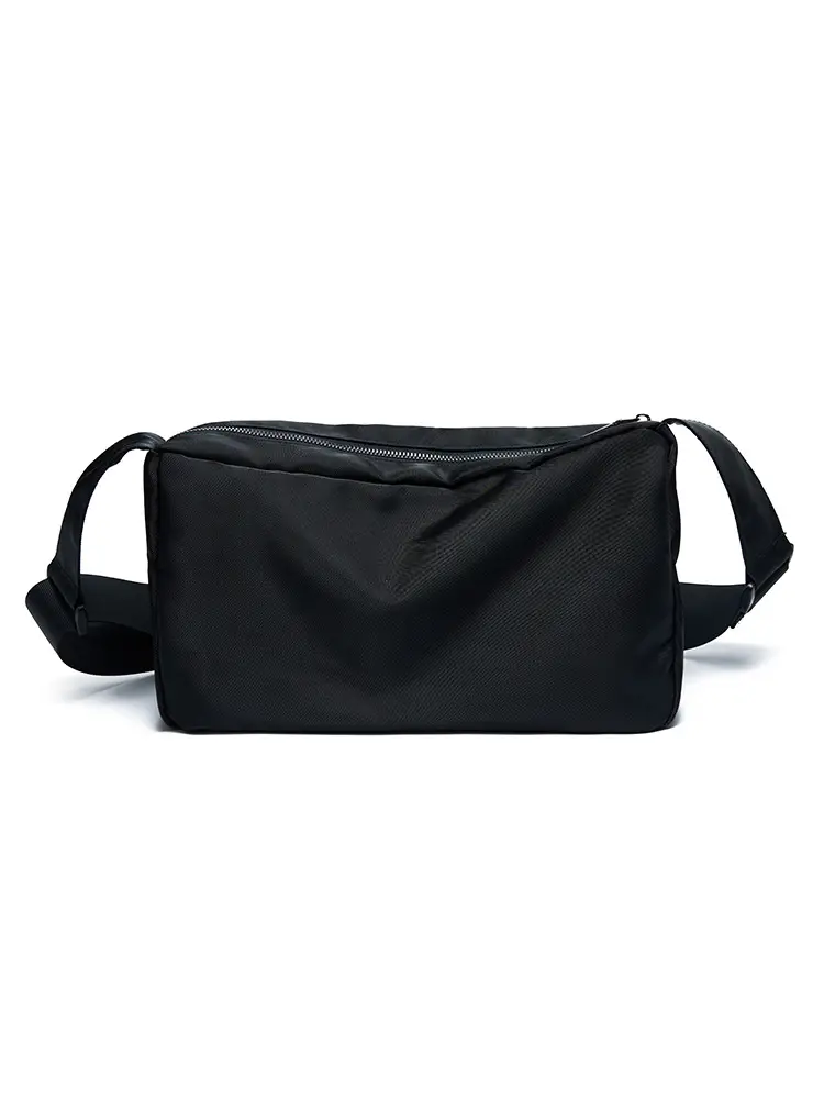 Men's Korean Style Shoulder Bag Grey 15x15x10cm