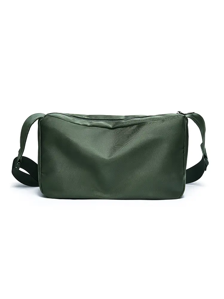 Men's Korean Style Shoulder Bag Grey 15x15x10cm