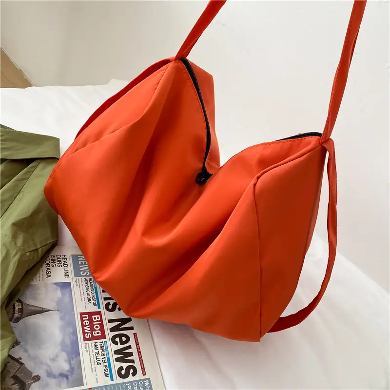 Orange Oxford Cloth Shoulder Bag 2021 New - Image 5