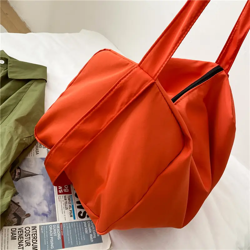 Orange Oxford Cloth Shoulder Bag 2021 New - Image 6
