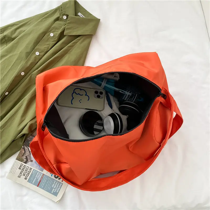 Orange Oxford Cloth Shoulder Bag 2021 New - Image 7
