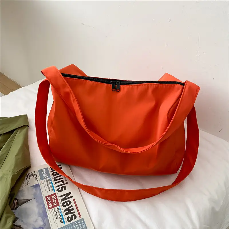 Orange Oxford Cloth Shoulder Bag 2021 New - Image 3