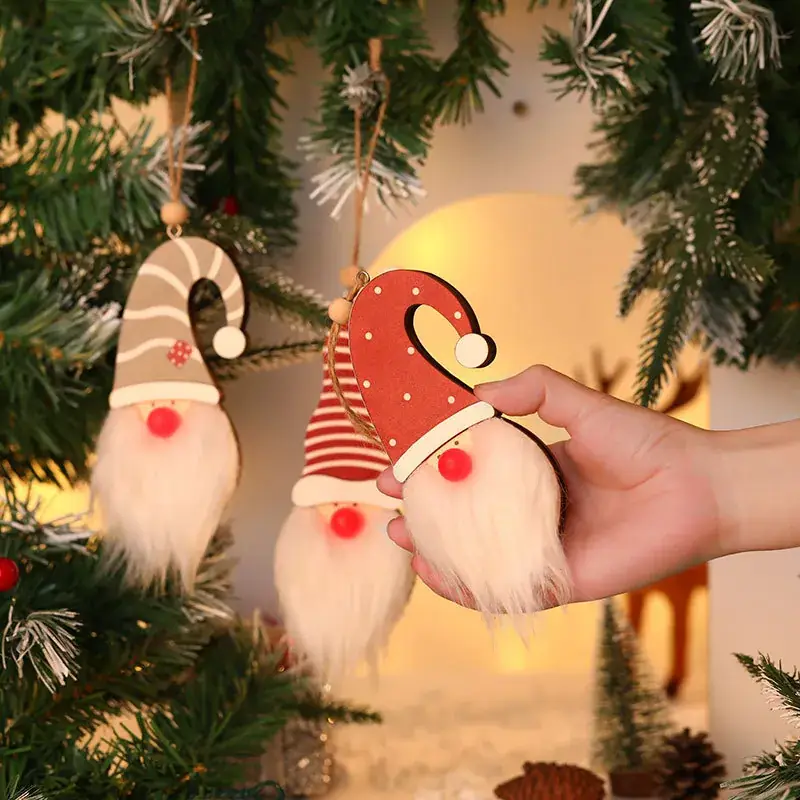 New Christmas Santa Hat Decorations for Home Party Window - Image 5