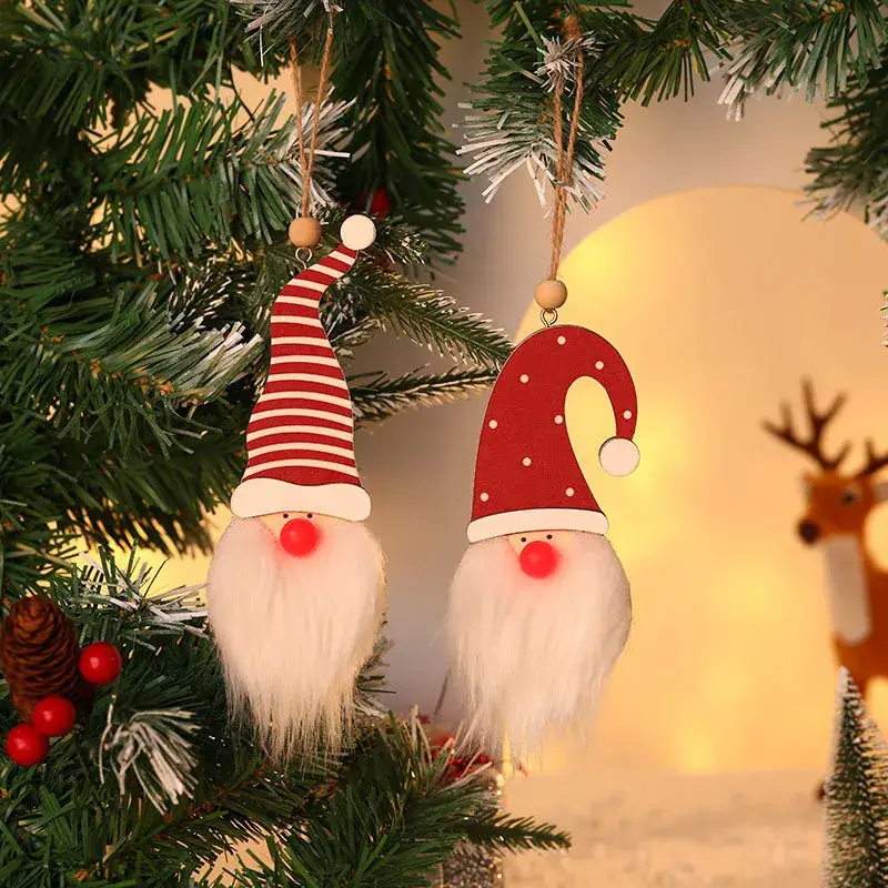 New Christmas Santa Hat Decorations for Home Party Window - Image 6
