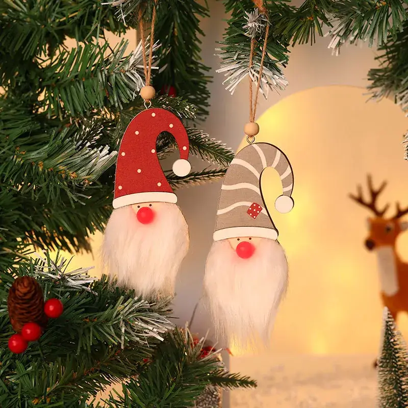 New Christmas Santa Hat Decorations for Home Party Window - Image 7