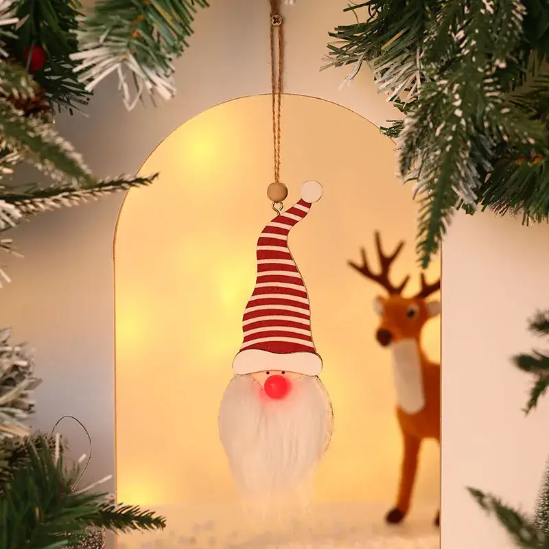 New Christmas Santa Hat Decorations for Home Party Window - Image 2