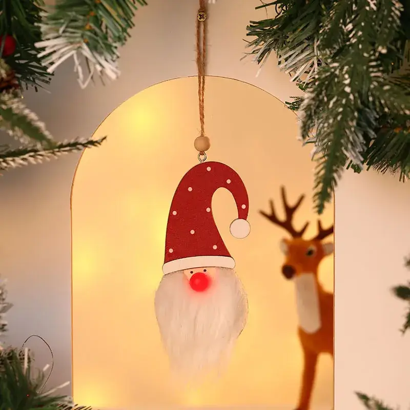 New Christmas Santa Hat Decorations for Home Party Window - Image 3