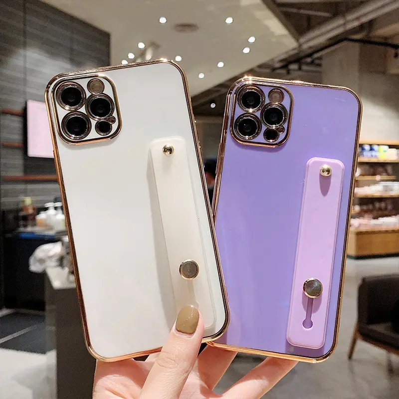 Apple iPhone 13/XR Soft Case with Wrist Strap & Fine Holes