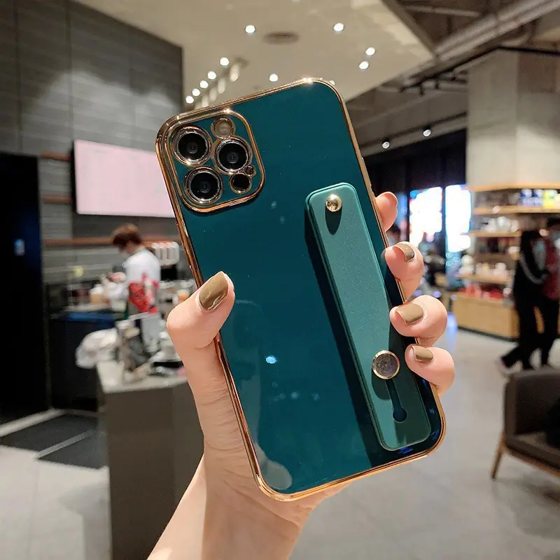 Apple iPhone 13/XR Soft Case with Wrist Strap & Fine Holes