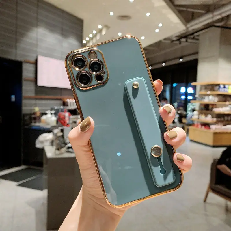 Apple iPhone 13/XR Soft Case with Wrist Strap & Fine Holes