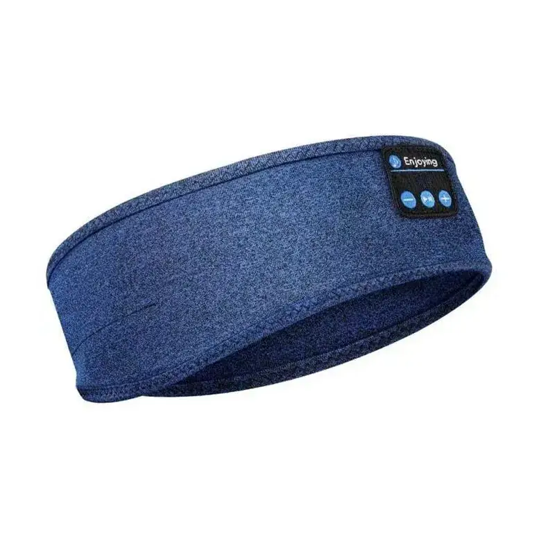Blue Bluetooth Headband for Yoga & Sports - Image 6