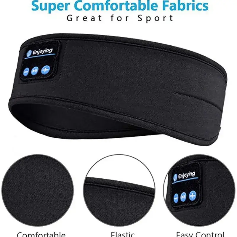 Blue Bluetooth Headband for Yoga & Sports - Image 7