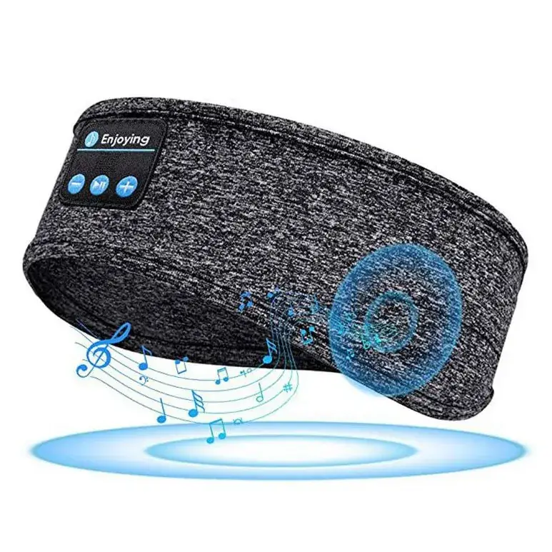 Blue Bluetooth Headband for Yoga & Sports - Image 8