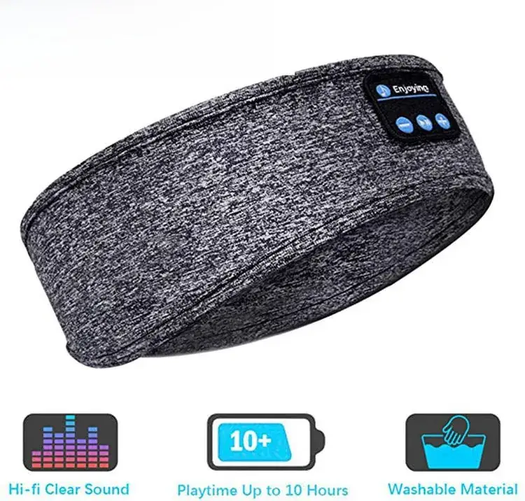 Blue Bluetooth Headband for Yoga & Sports - Image 2