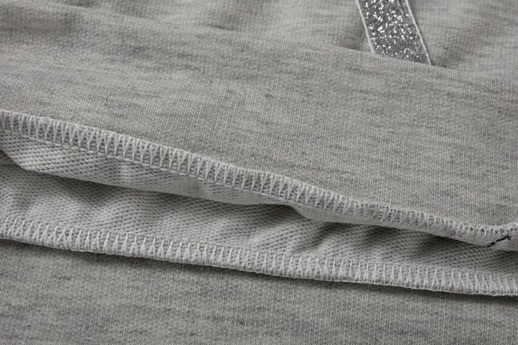 Black Sequin Hooded Sweatshirt Women Fall Winter — feature 12
