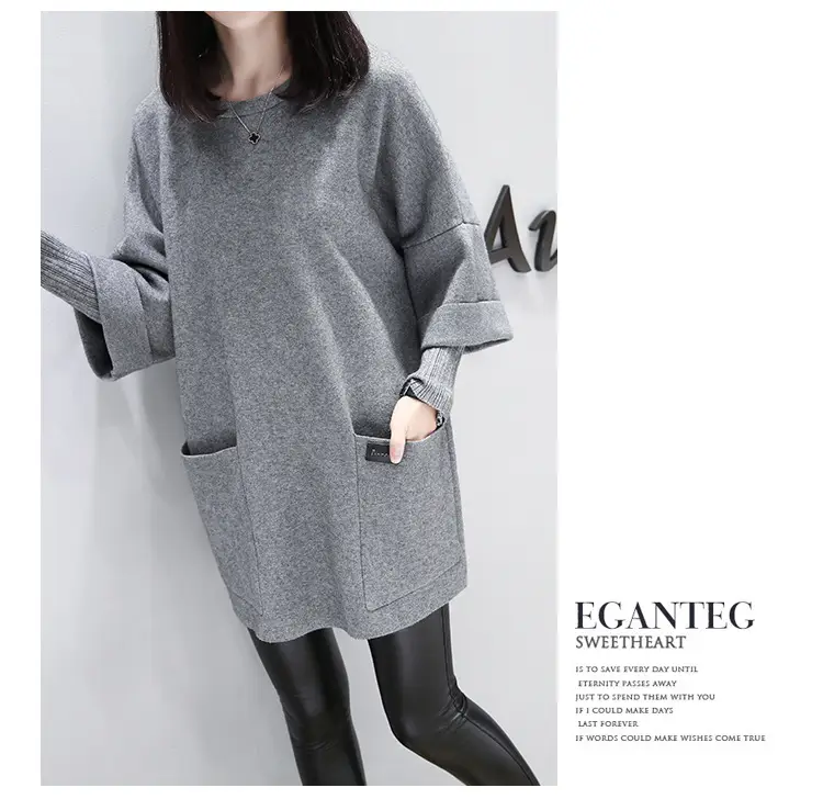 2025 Plus Size Pink Loose Patchwork Coat — feature 8