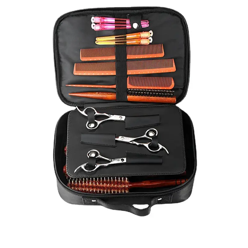 Multifunctional Haircut Kit Barber Shop Zipper Portable Electric Clipper Bag
