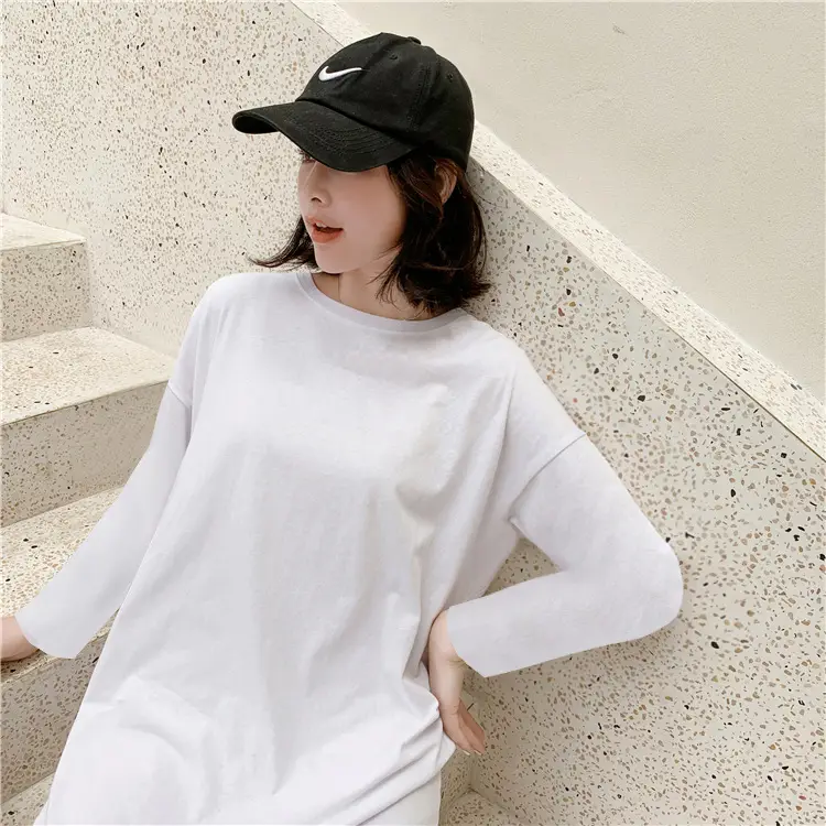 Black Long Sleeve Korean Maxi Dress Large Women — feature 17