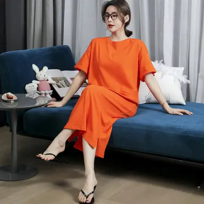Black Long Sleeve Korean Maxi Dress Large Women