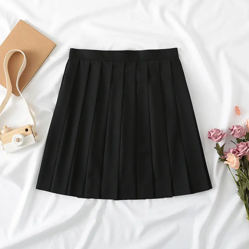 Japanese Style Sailor Suit White Pleated Skirt Summer - Image 7