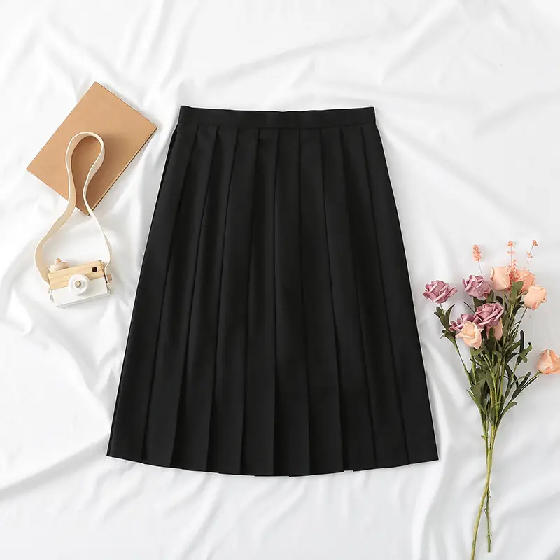 Japanese Style Sailor Suit White Pleated Skirt Summer - Image 8