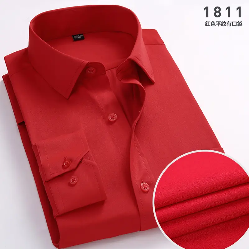 Men White Striped Long Sleeve Shirt Spring Summer Formal Wear - Image 12