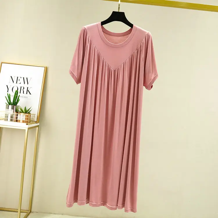 Summer Casual V-Pleated Dress Extra Large - Image 3