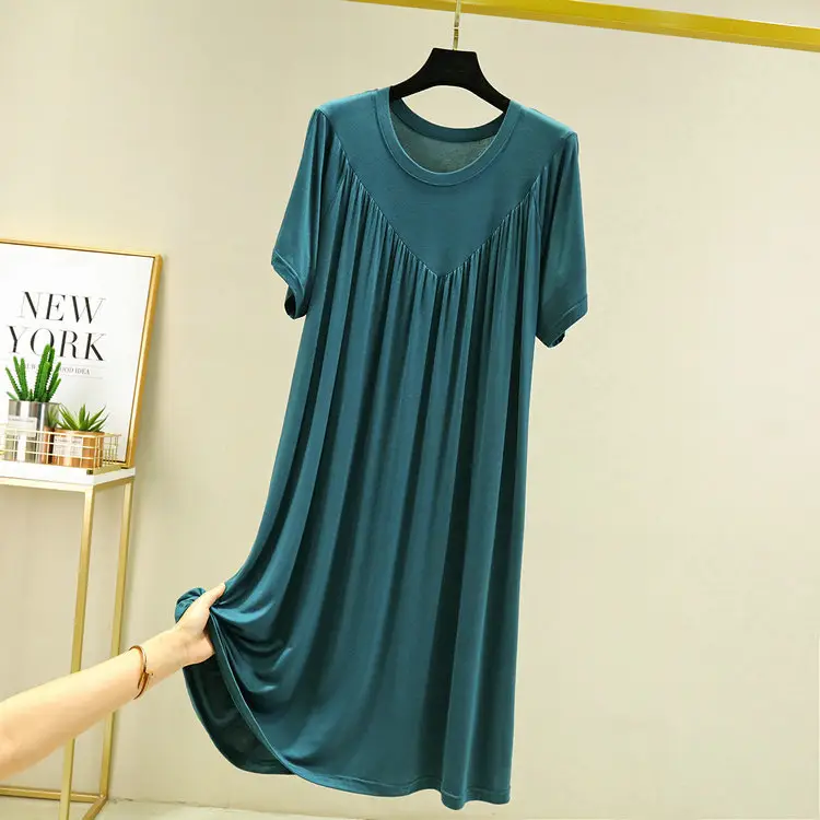Summer Casual V-Pleated Dress Extra Large - Image 9