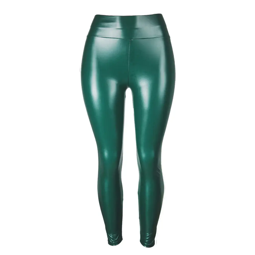 Women PU Leather Pencil Pants Black Slimming High Waist - Image 8
