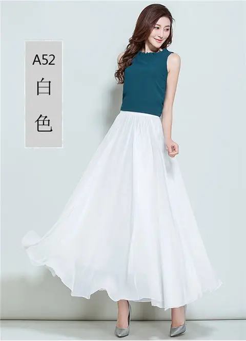 Green Chiffon Half-Skirt Dress for Women Spring Summer — feature 27