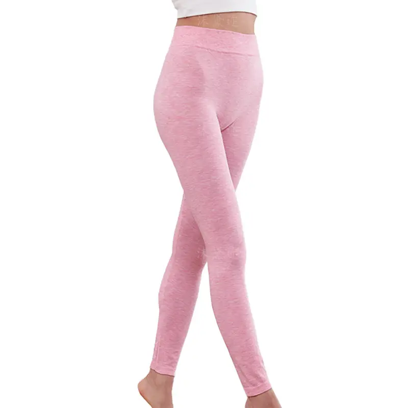 Women's Pink Long Johns Modal Leggings Large - Image 24