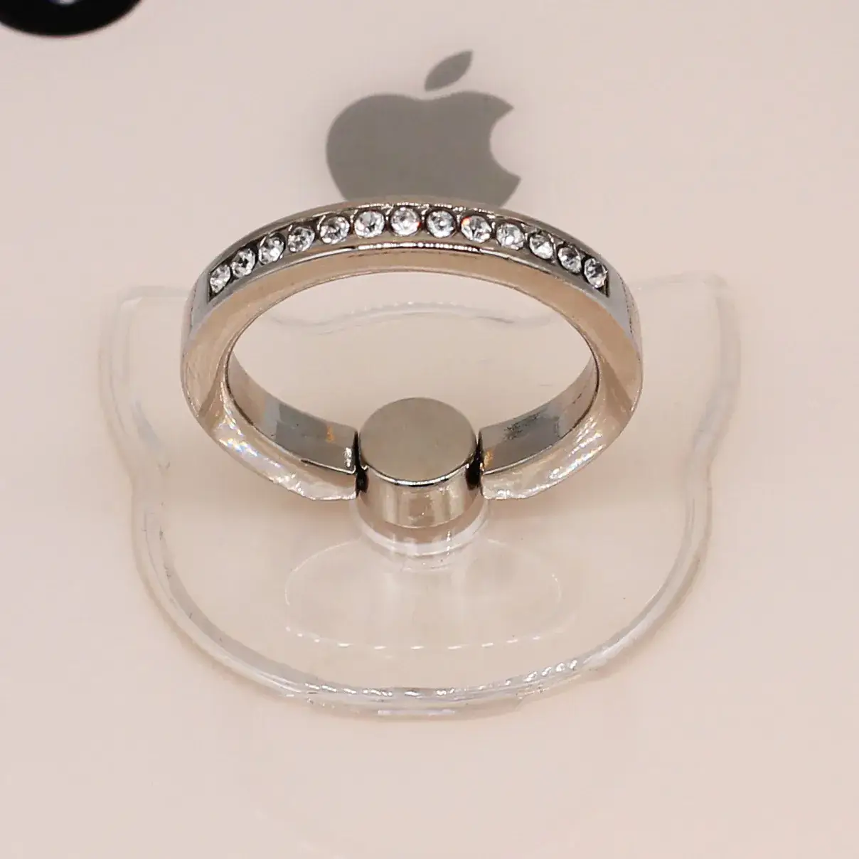 Transparent Crystal Diamond Ring Holder for Mobile Phone - Image 6