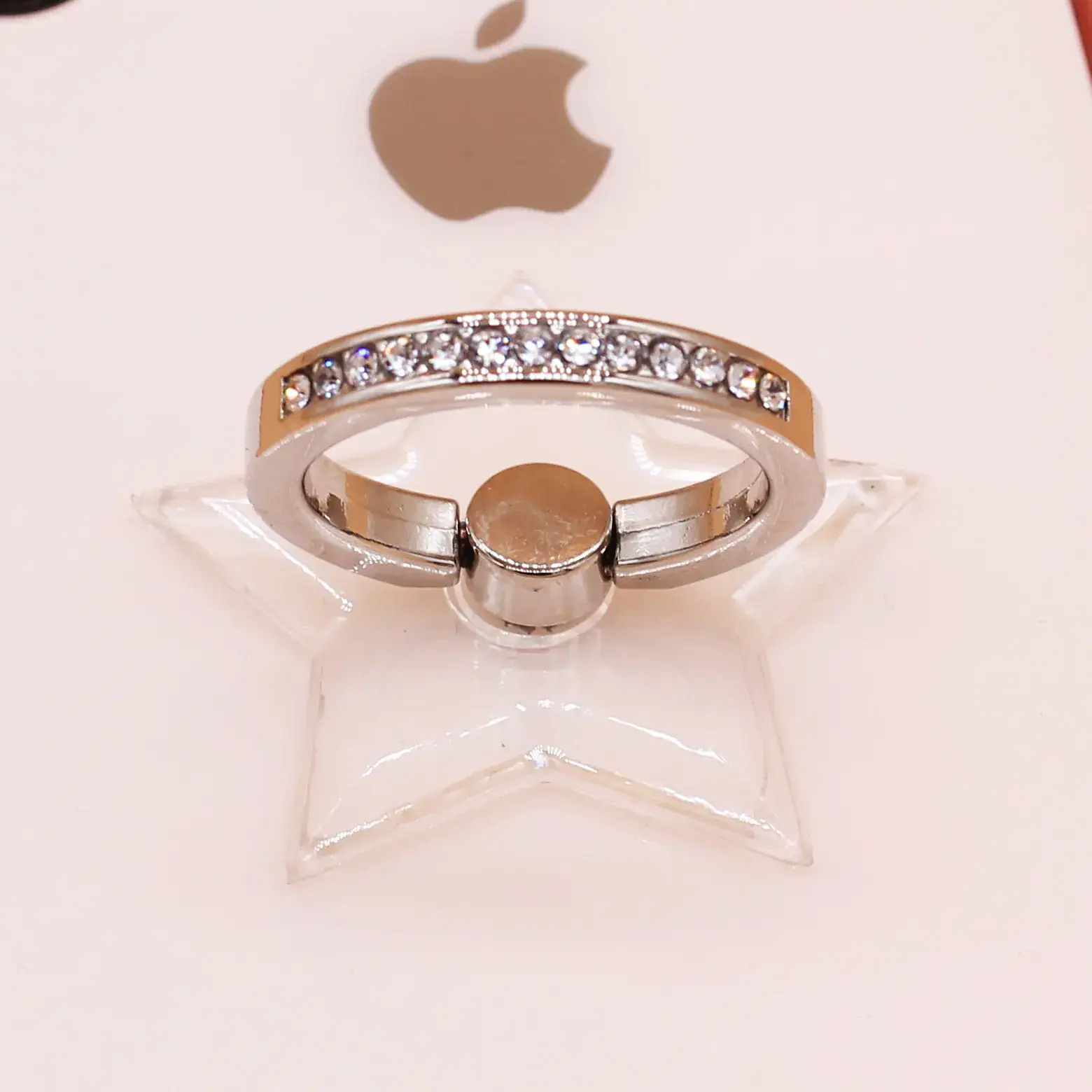 Transparent Crystal Diamond Ring Holder for Mobile Phone - Image 7