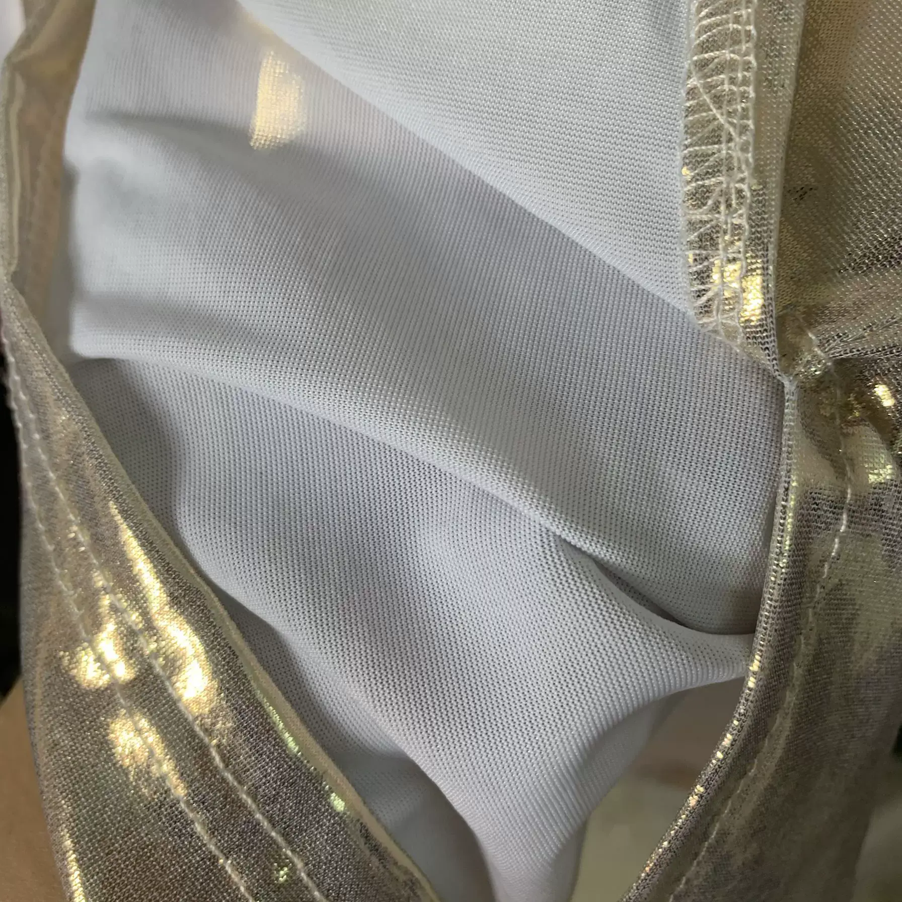 Plus Size Shiny Silver T-Shirt 2025 Summer — feature 10