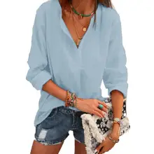 Women Cross-Color Long Sleeve Sweatshirt Top — feature 23