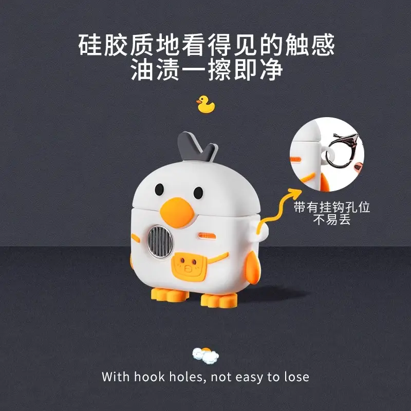 Wireless Bluetooth Keychain with Cute Bird Design