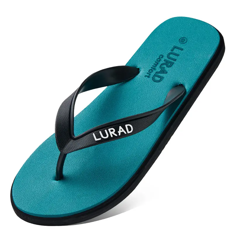 Men Women Green Flip Flops Summer Casual Non Slip