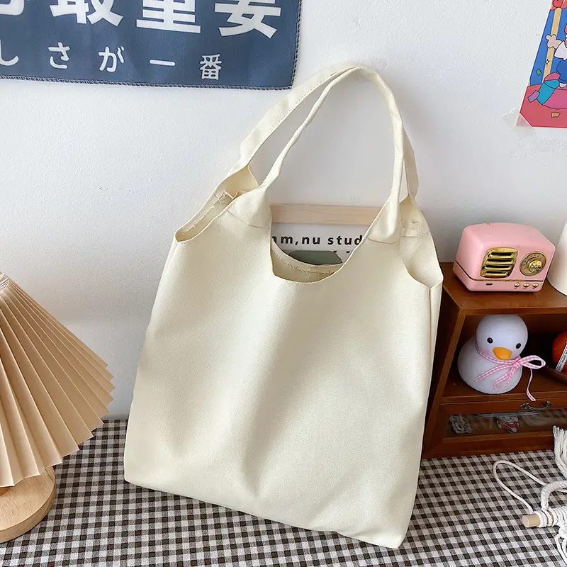 Japanese Style Canvas Shoulder Bag for Girls 2021
