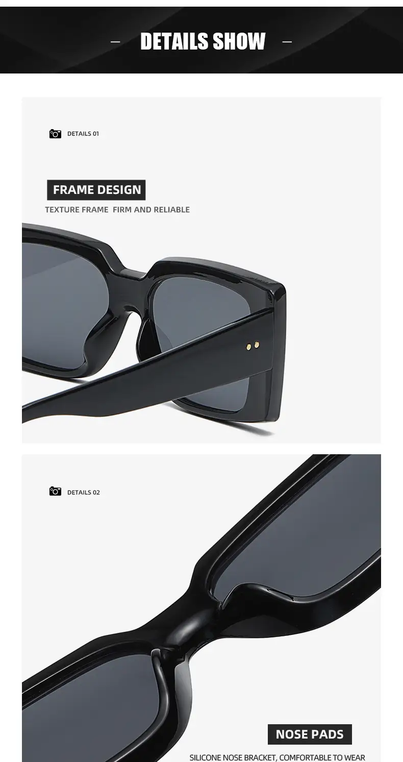 Retro Square Sunglasses Men Women Candy Color — feature 22