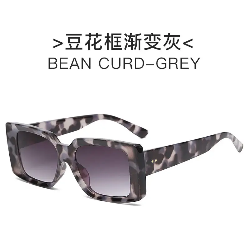 Retro Square Sunglasses Men Women Candy Color - Image 6