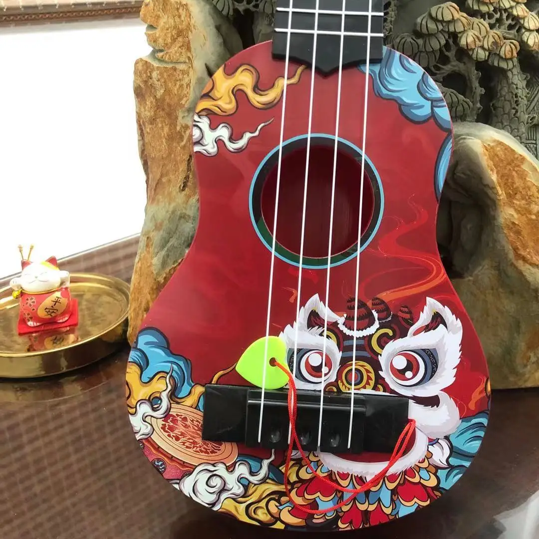 Children's Mini Ukulele National Style Toy 43cm - Image 9