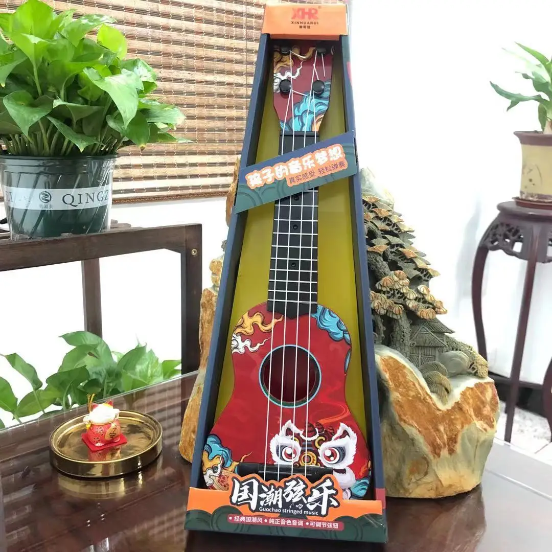 Children's Mini Ukulele National Style Toy 43cm - Image 3