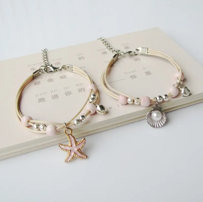 Cute Starfish Shell Bracelet for Women